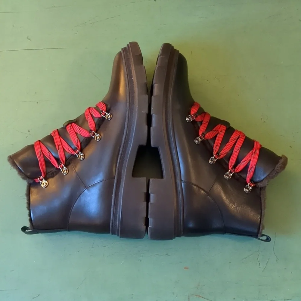 Naturalizer Julian Waterproof Boot Black Leather Upper - Picture 9 of 12
